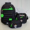 BOLSO TRIO TOTTO 4 - negro verde