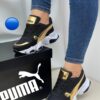 PUMA DAMA - negro dorado