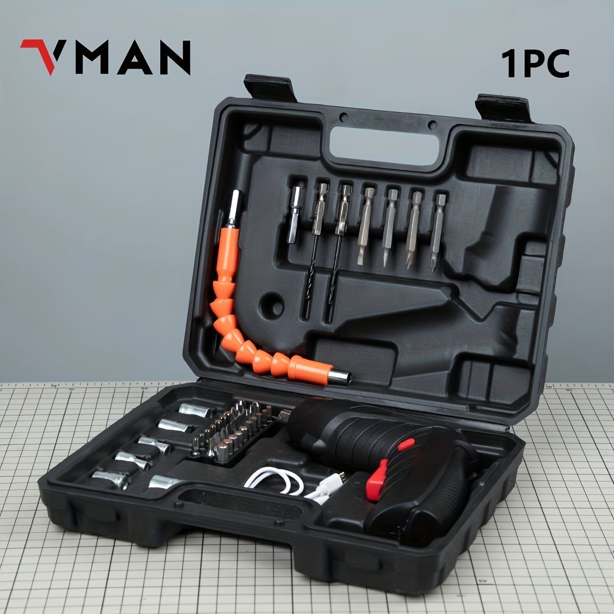 Mini taladro/destornillador eléctrico