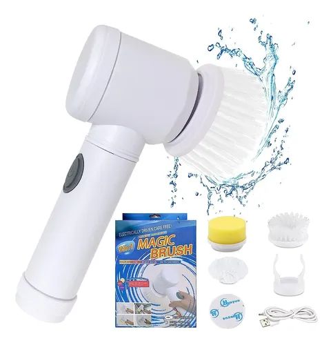 Cepillo Eléctrico lava loza Multifuncional 5 en 1