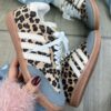 ADIDAS SAMBA ANIMAL PRINT - Azúl