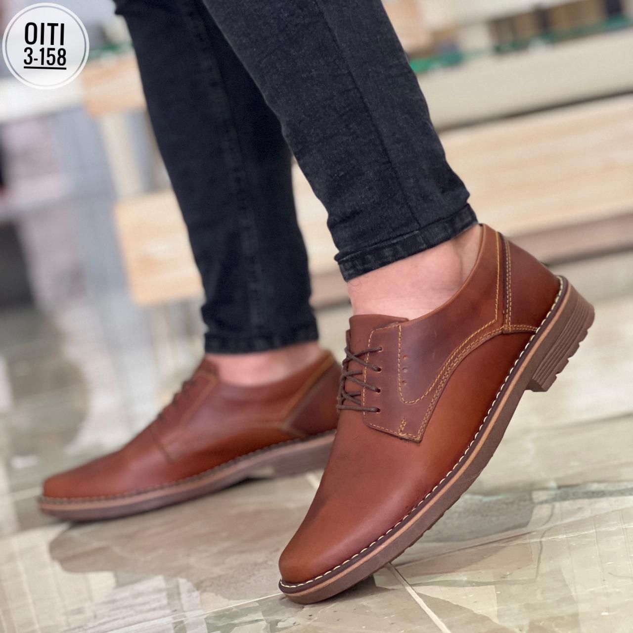 ZAPATO CASUAL CUERO GRASO PLANTIILLAS CONFORT SUELA TR