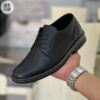 ZAPATO CASUAL CUERO GRASO PLANTIILLAS CONFORT SUELA TR - Negro