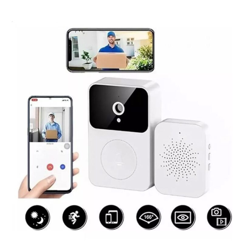 Timbre Inteligente con Cámara WiFi – Seguridad y Comodidad en tu Hogar