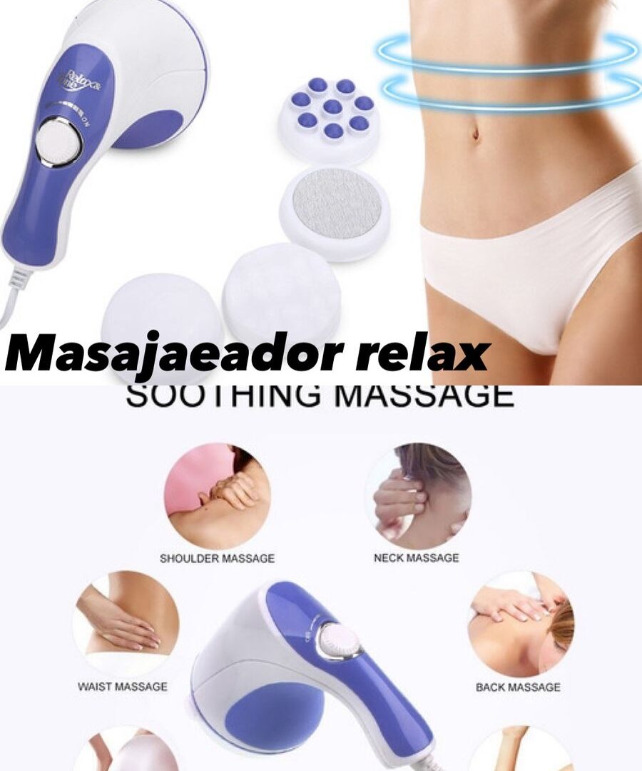 Masajeador Eléctrico de Mano - Alivio Relajante en Todo el Cuerpo