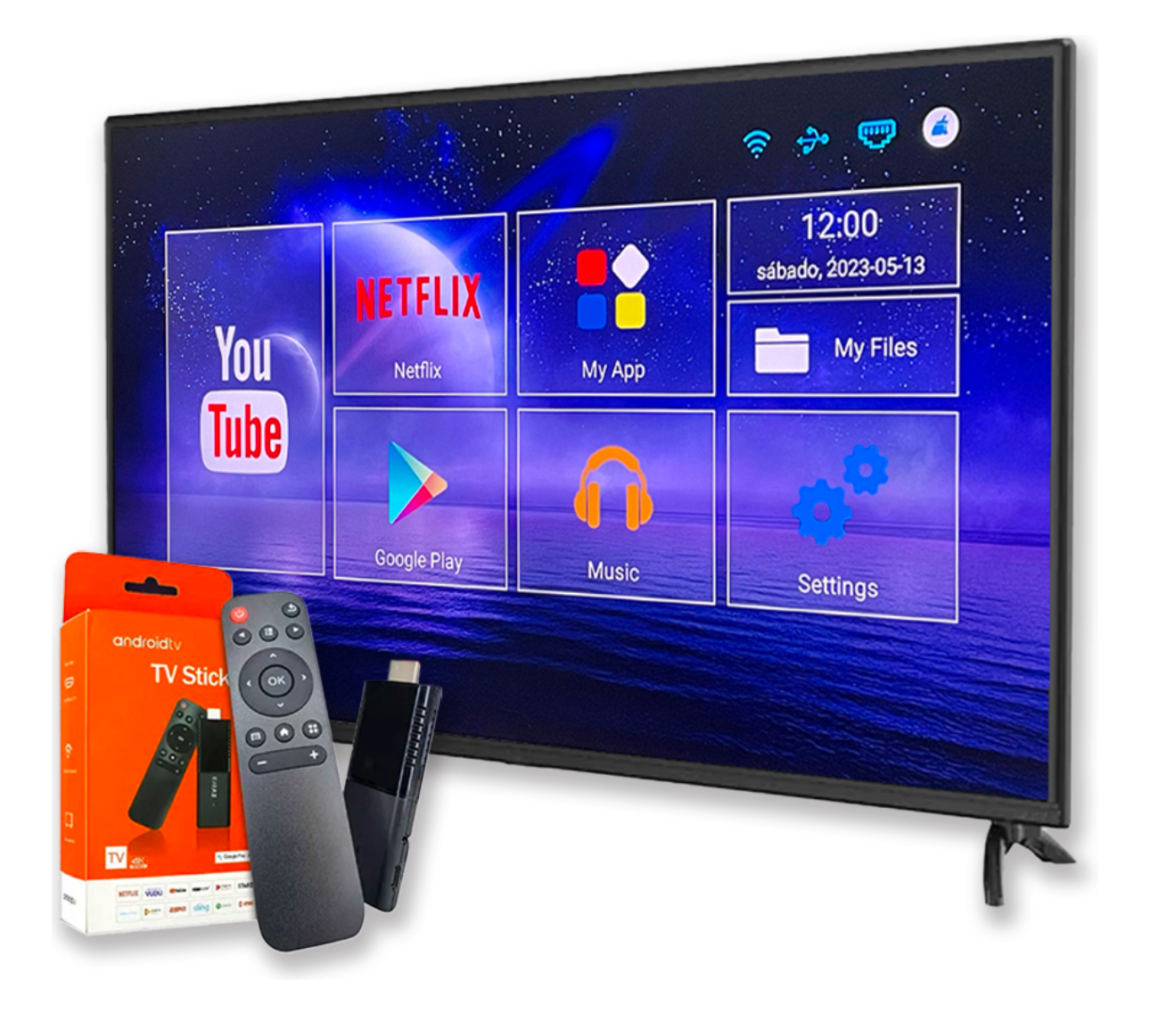 TV Stick Wi-Fi Smart TV Android Hdmi TV