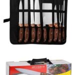Set de Cuchillos para Asados y Barril – 9 Piezas de Poder en tu Cocina
