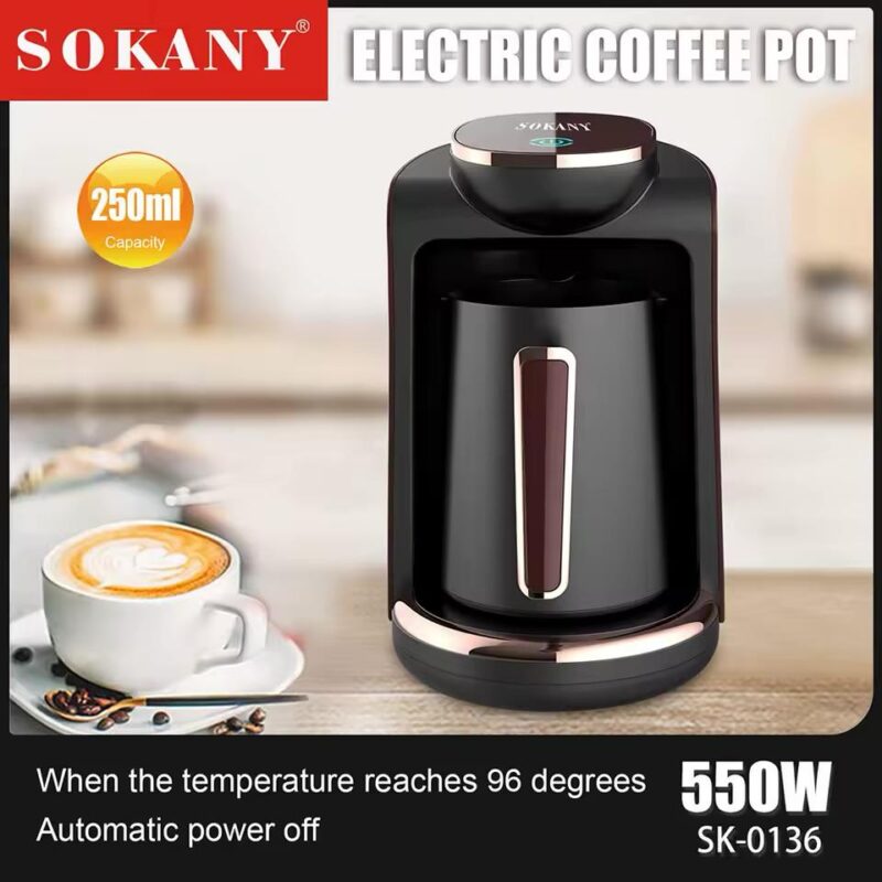 Cafetera Eléctrica Sokany – La perfección en cada taza