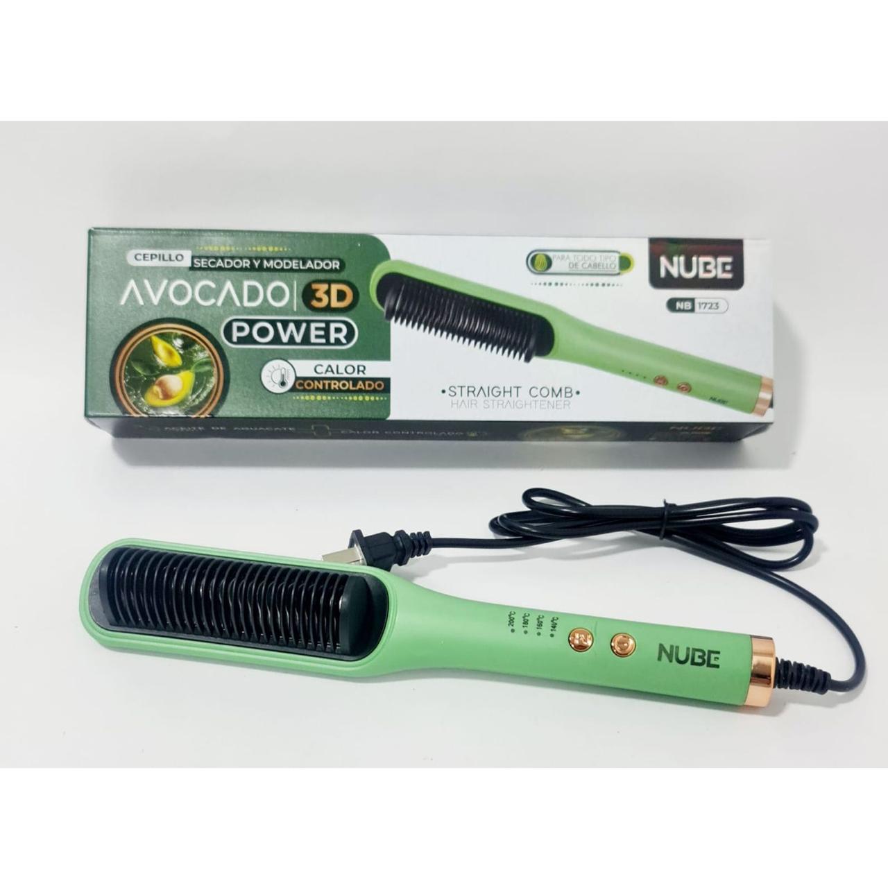 🥑✨Cepillo Alisador de Aguacate 3D Power