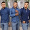 camisas manga larga en DENIM